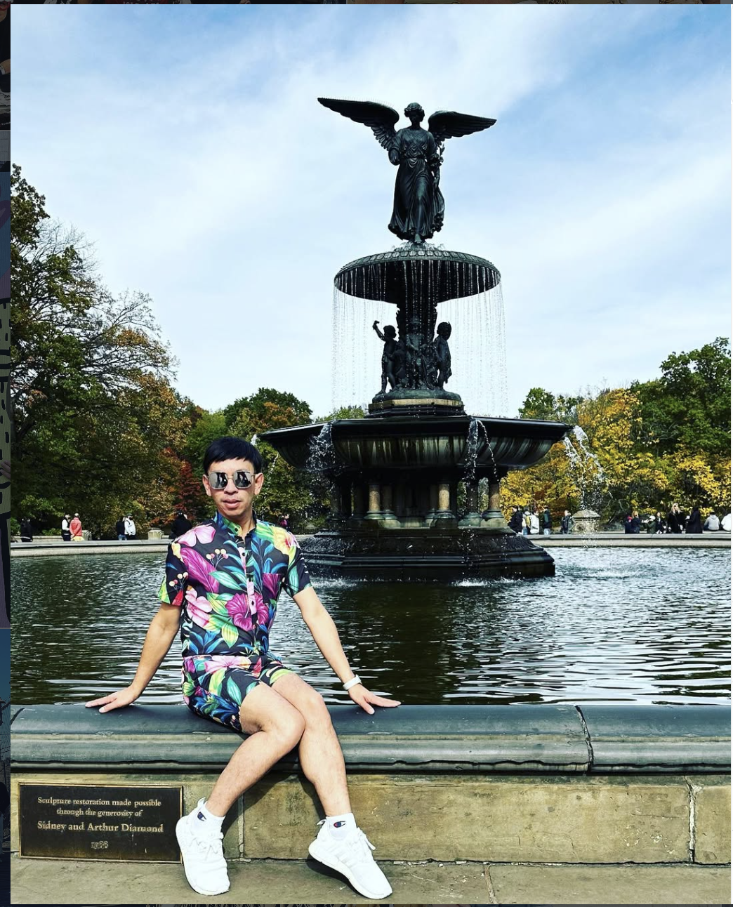 Mel at Bethesda Fountain in Central Park